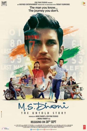 Download M.S. Dhoni: The Untold Story (2016) Hindi Movie 480p | 720p BluRay 500MB | 1.6GB